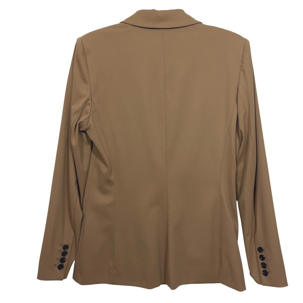 Alex Marie Anastasia Jetset Tech Super Stretch Blazer Tan Camel Size 8 M NWT - Picture 7 of 8
